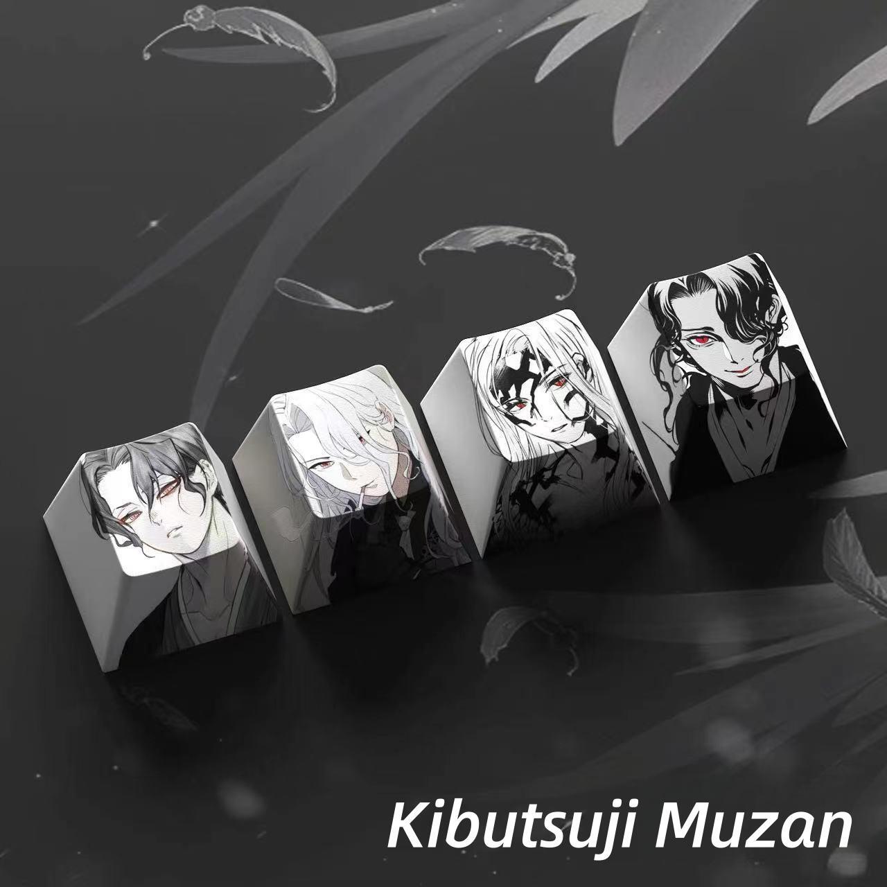 Nezuko/Tanjirou/Tokitou Muichirou Creative transparent cute mechanical keyboard cap