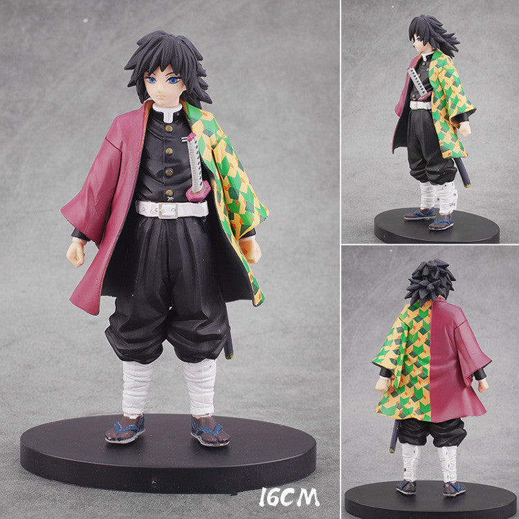 Kamado Tanjirou Figure combat posture 1:1 decorative model hand toy ornaments