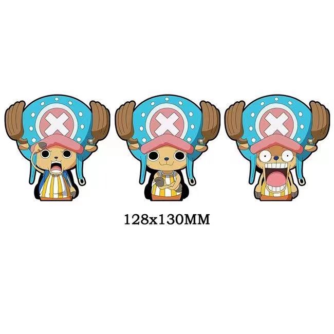 Luffy/Zoro/Nami 3D gradient stickers