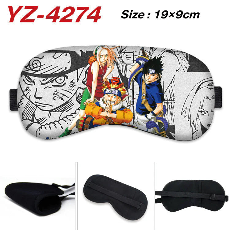 Uzumaki/Sasuke cartoon lovely stereo breathable sleep eyeshade