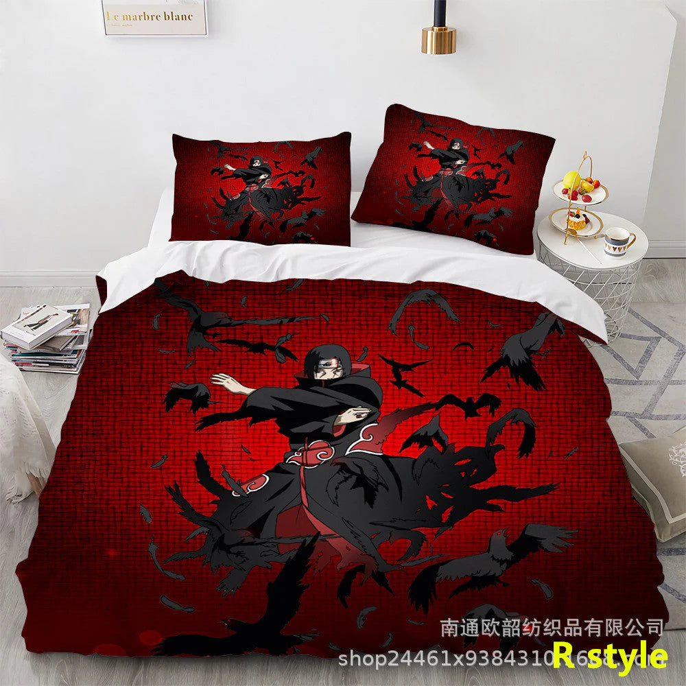 Sharingan /Dawn tissue Comfortable Home Textile Polyester Bedding 3 Sets