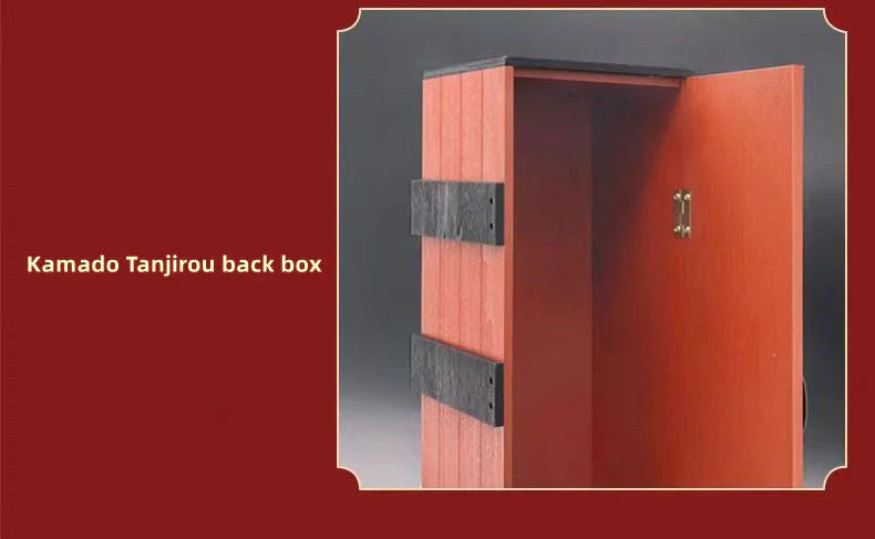 Tanjirou/Nezuko back box Storage box Solid wood ornaments Kamado Nezuko's box