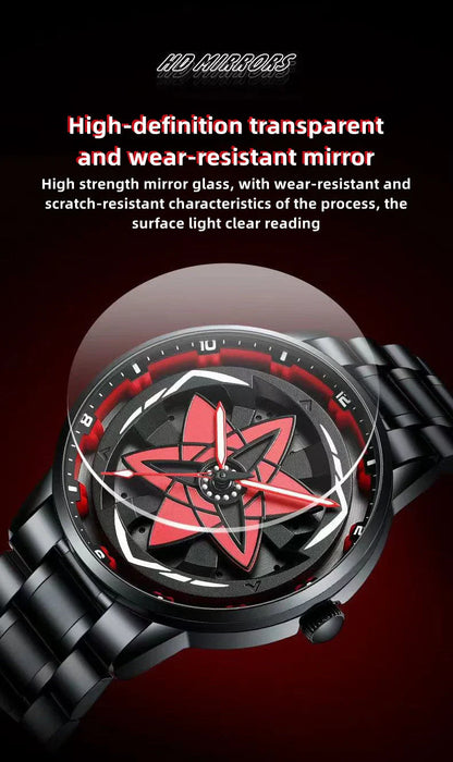 Sasuke/Madara/Itachi Sharingan rotating watch Handsome and cool watch