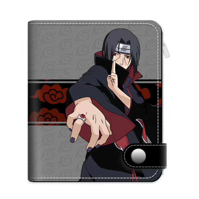 Sasuke/Itachi/Kakashi exquisite leather wallet with large capacity design and excellent quality