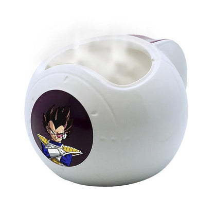 Vegeta Character Print Color Changing 500ML Ceramic Mug