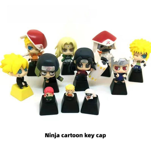 Kakashi/Sasuke creative transparent cute mechanical keyboard cap