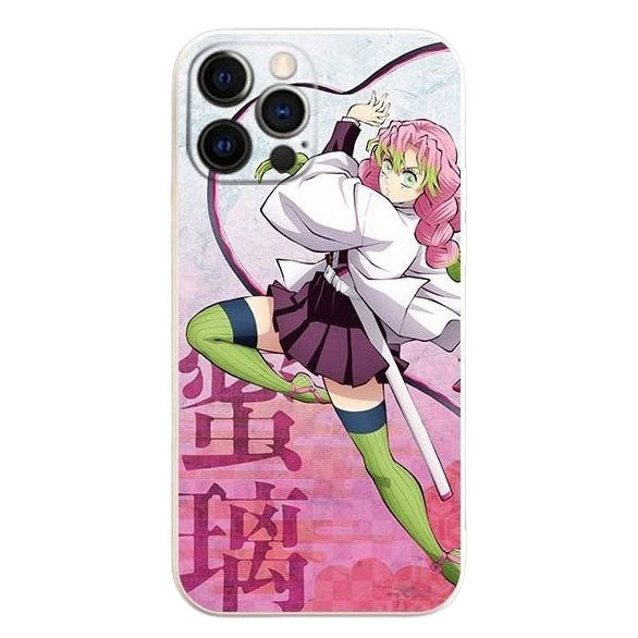 Kanroji Mitsuri Apple exquisite Trend Silicone Anti-collision phone case