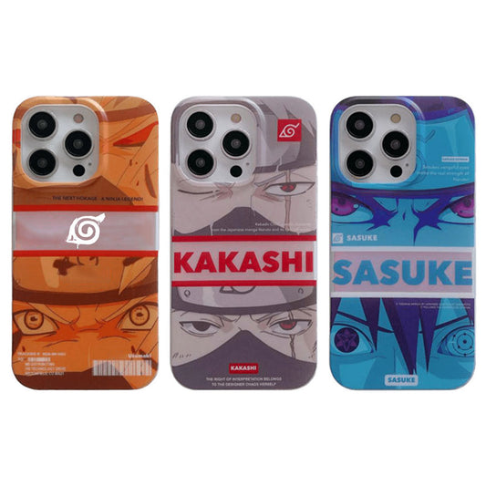 Uzumaki/Sasuke/Kakashi Apple exquisite Trend Silicone Anti-collision phone case