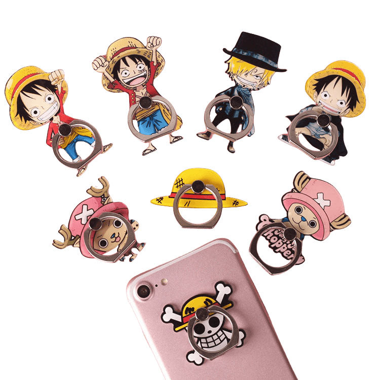 Luffy/Chopper/Sanji character sticker phone holder