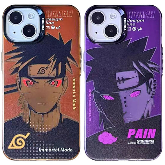 Sasuke/Uzumaki Apple exquisite Trend Silicone Anti-collision phone case