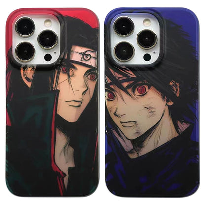 Sasuke/Itachi Apple refined trend silicone anti-collision phone case