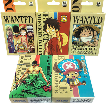 Luffy/Zoro/Chopper One piece arrest warrant Playing cards