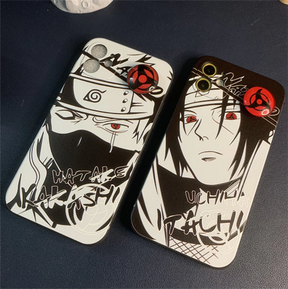 Kakashi/itachi Cool Case For Rotating Sharingan Handmade iPhone Case