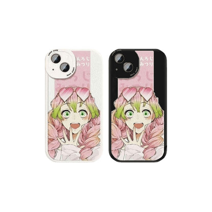 Kanroji Mitsuri super cute Apple silicone crash-resistant phone case