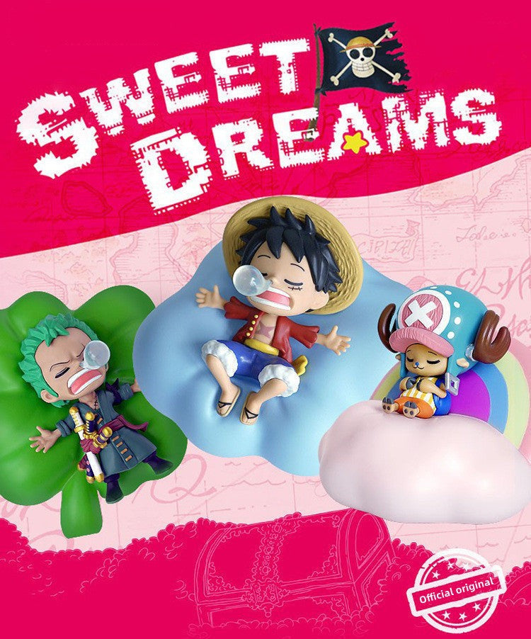 Luffy/Zoro/Nami/Sanji modelling lovely cartoon Small night light