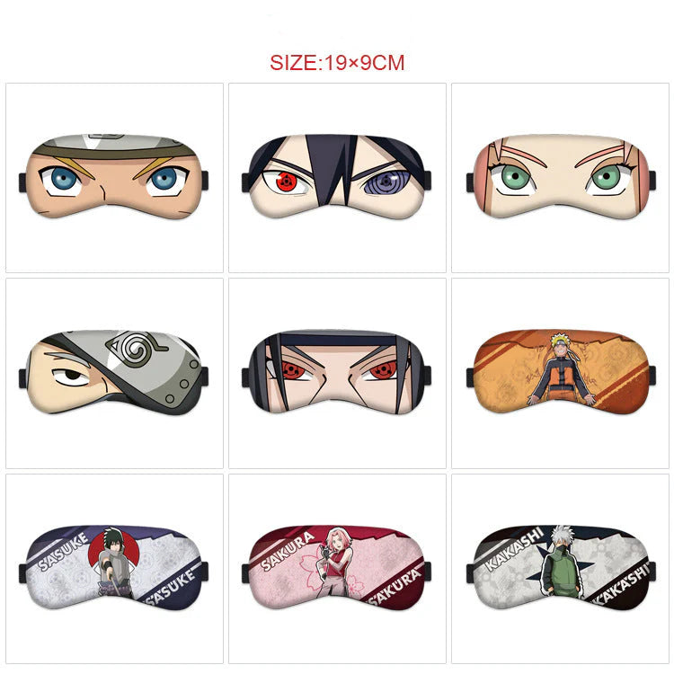 Uzumaki/Sasuke cartoon lovely stereo breathable sleep eyeshade