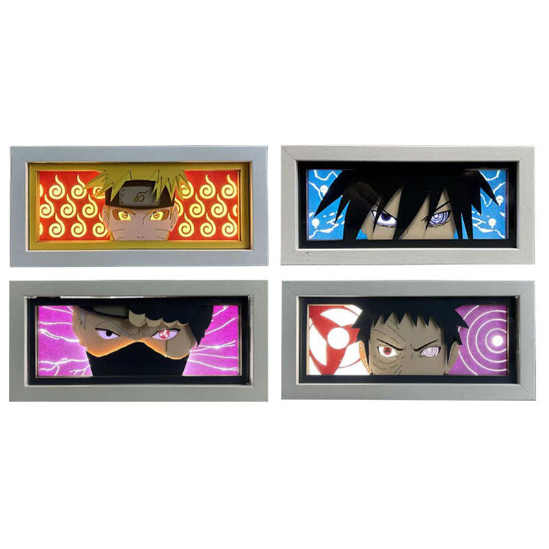 Sasuke/Kakashi/Obito three-dimensional character photo frame decoration