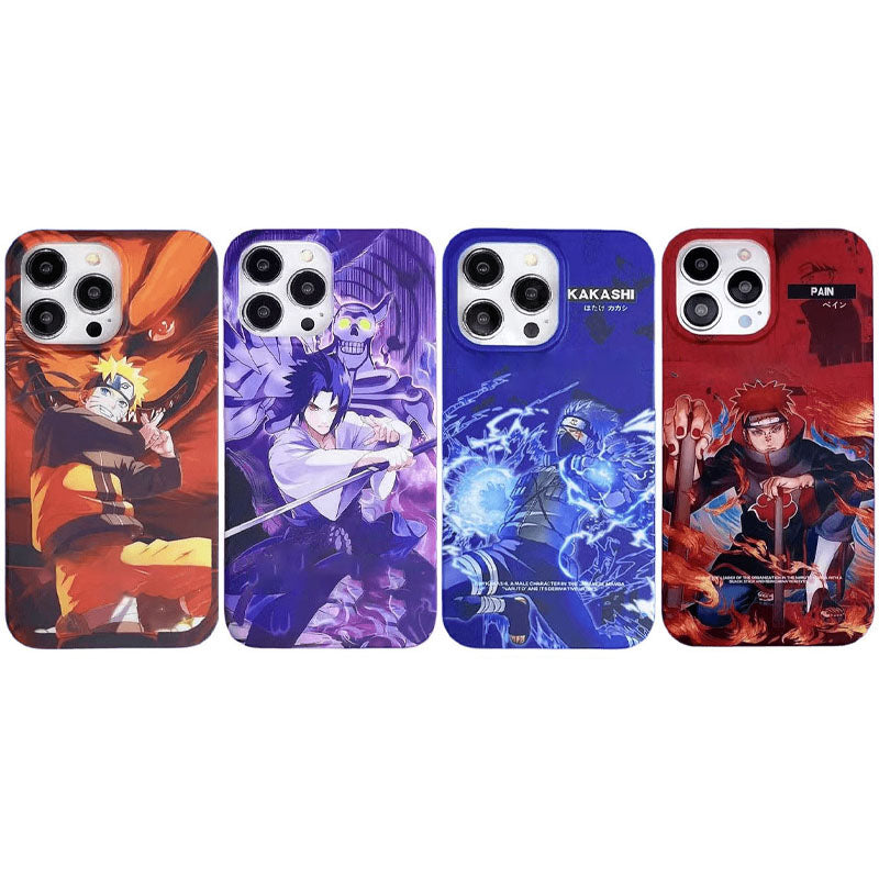 Sasuke/Kakashi/Pain Apple exquisite Trend Silicone Anti-collision phone case