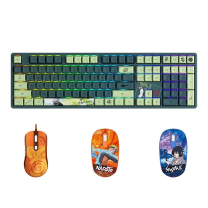 Hatake Kakashi Mechanical Keyboard Three-mode wireless RGB backlit gaming esports Keyboard