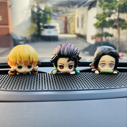 Kamado Tanjirou characters sitting position sleeping position standing position car model ornaments