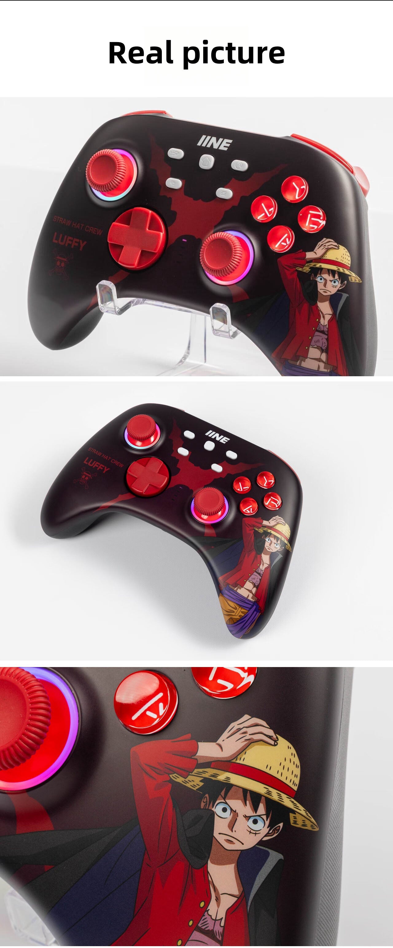 Monkey D. Luffy Sensitive play gamepad, precise control, comfortable grip, enjoy the passion of the game