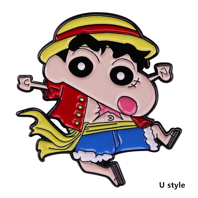 Luffy/Zoro Character Pin Badge