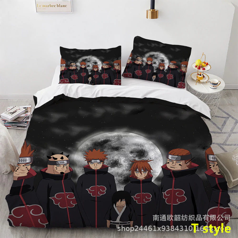 Sharingan /Dawn tissue Comfortable Home Textile Polyester Bedding 3 Sets