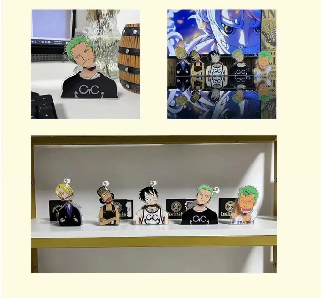 Luffy/Zoro/Sanji character model bobble head ornament