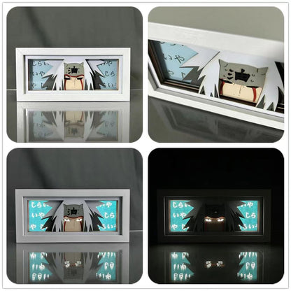 Sasuke/Kakashi/Obito three-dimensional character photo frame decoration