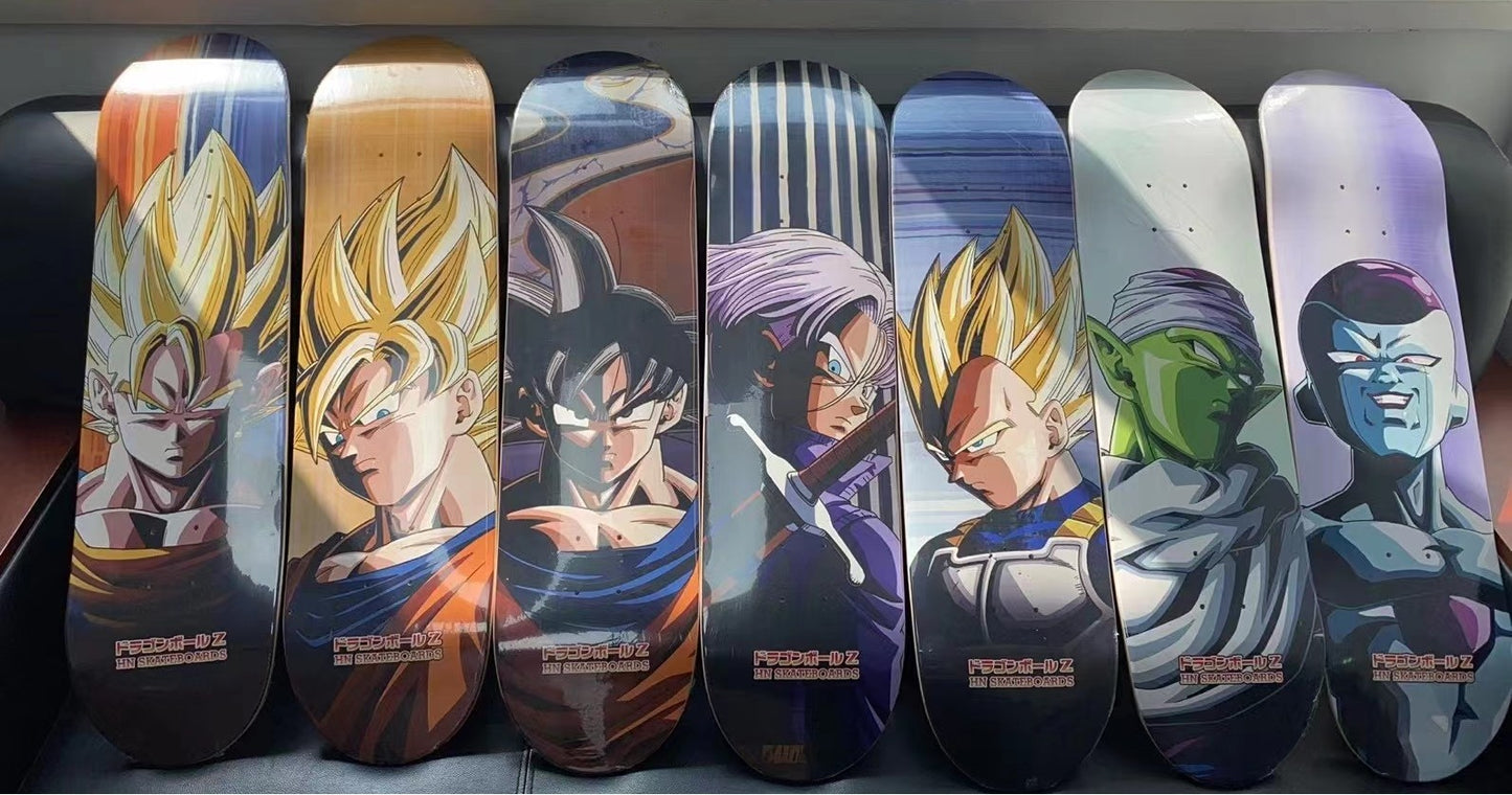 Goku/Vegeta Professional Fine Pattern Skateboard(Size:80CM×20CM)