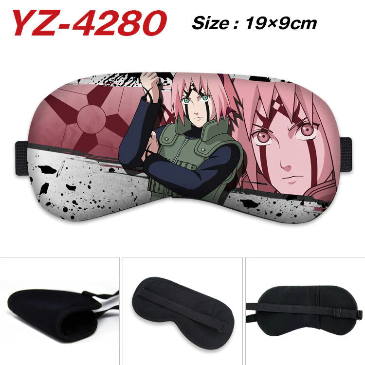 Uzumaki/Sasuke cartoon lovely stereo breathable sleep eyeshade