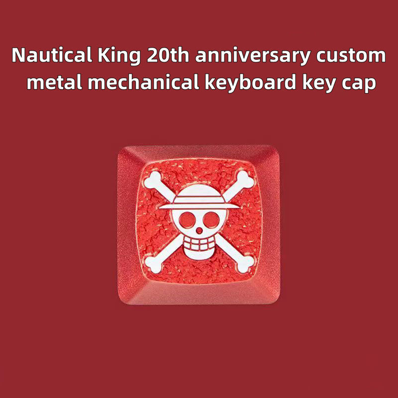 Luffy/Zoro role logo metal keyboard cap