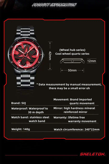 Sasuke/Madara/Itachi Sharingan rotating watch Handsome and cool watch