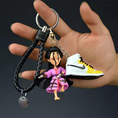 Nika luffy/Zoro character model keychain