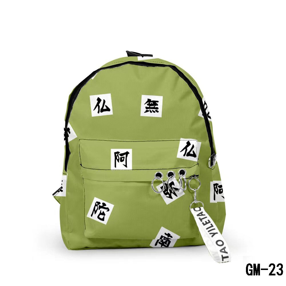 Tanjirou/Nezuko fashion backpack, large capacity space, simple and practical