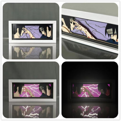 Sasuke/Kakashi/Obito three-dimensional character photo frame decoration