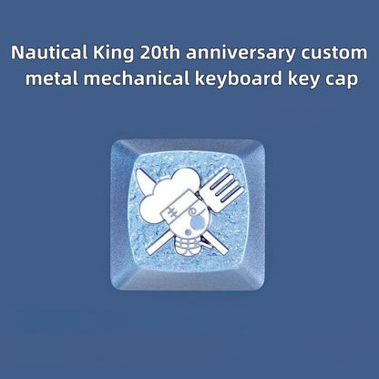 Luffy/Zoro role logo metal keyboard cap