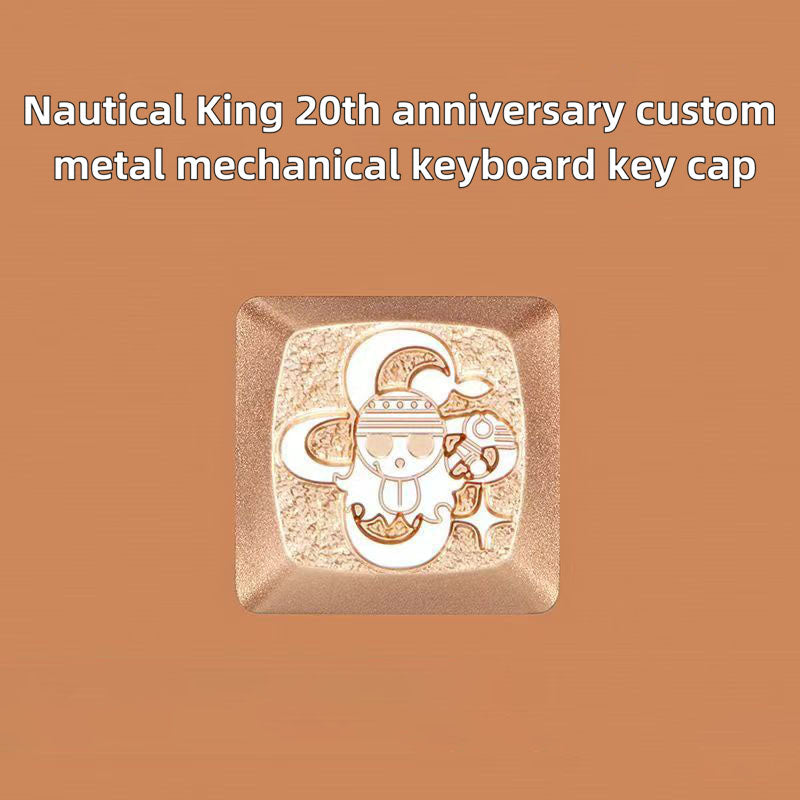 Luffy/Zoro role logo metal keyboard cap