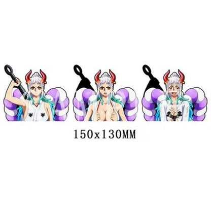 Luffy/Zoro/Nami 3D gradient stickers