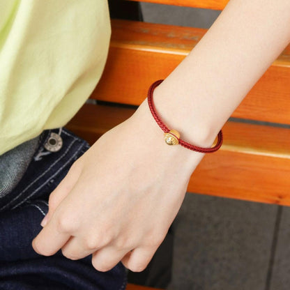 Luffy gold fruit gift lovers bracelet beads