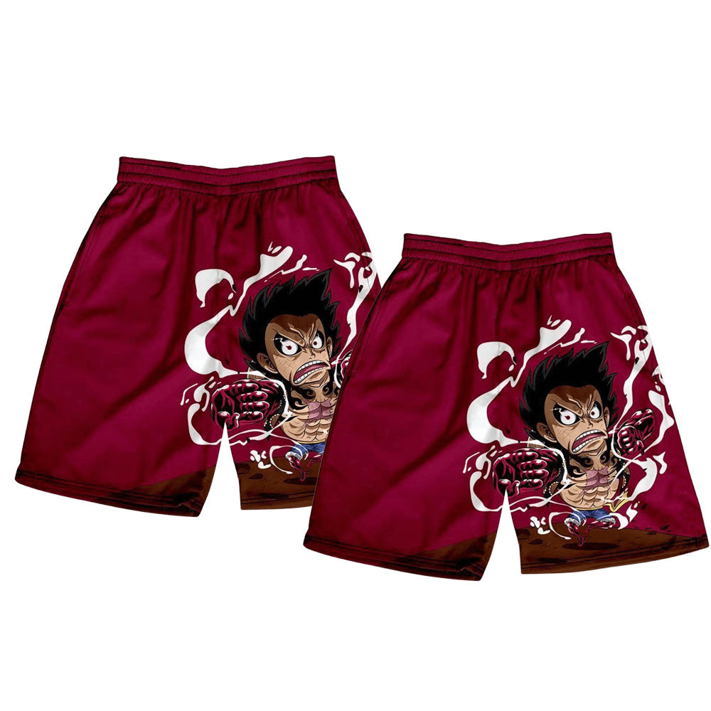 Luffy/Zoro/Sanji/Chopper Summer shorts Exquisite text printed pants