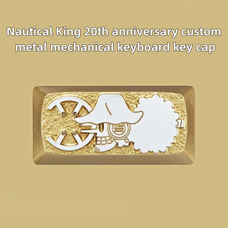 Luffy/Zoro role logo metal keyboard cap