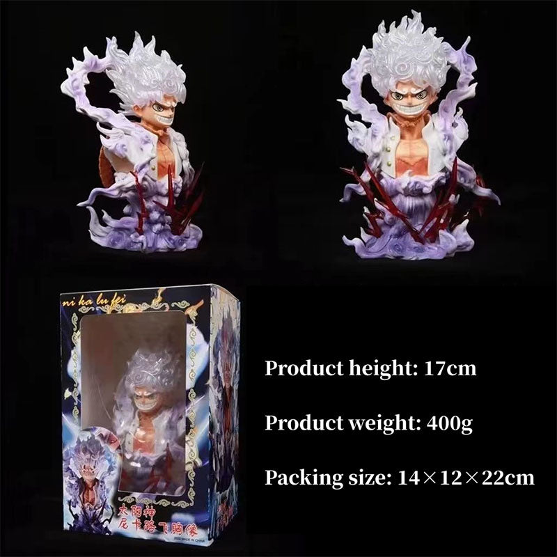 Luffy half body model tabletop decoration home decoration interior