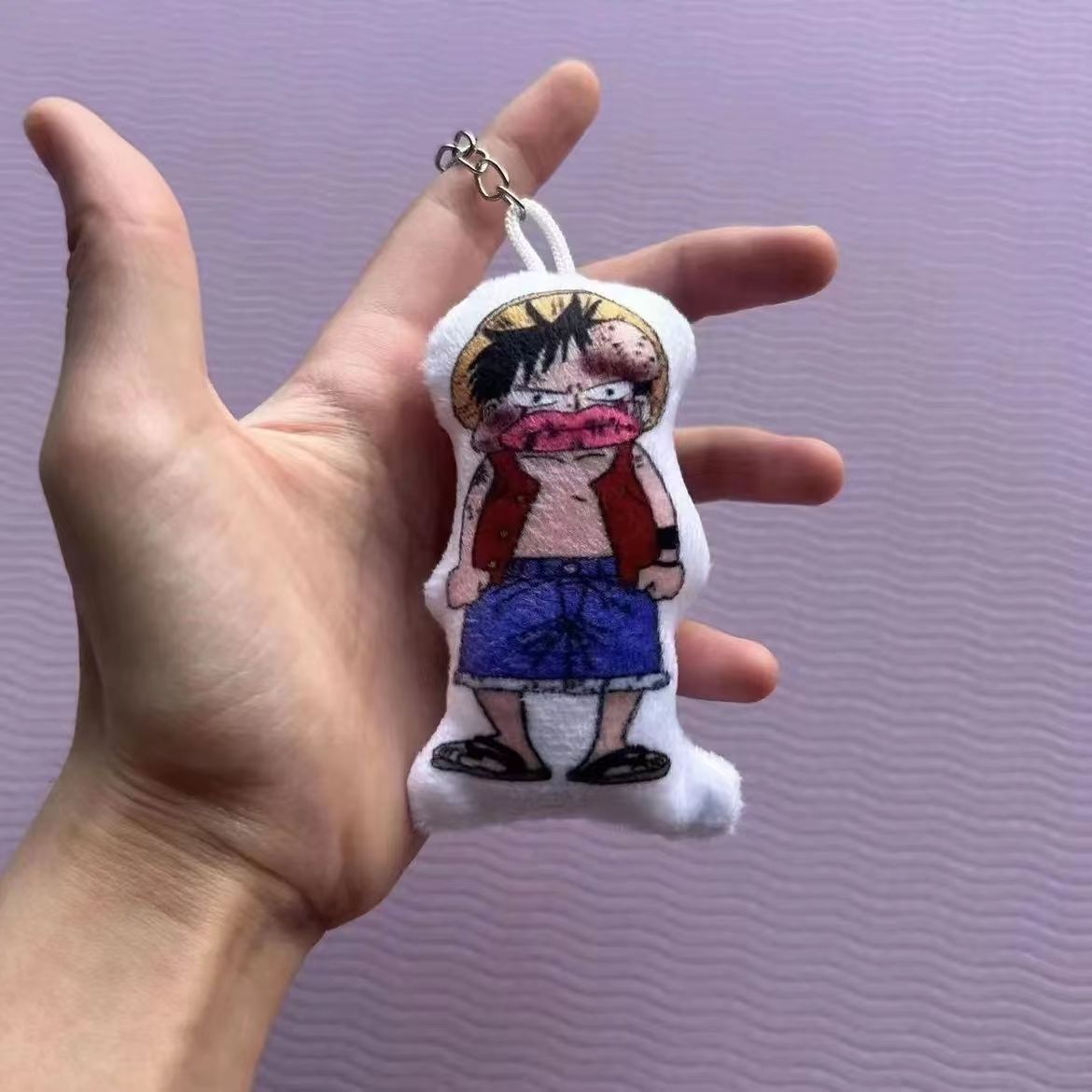 Luffy/Zoro Character Line Vocalization Keychain