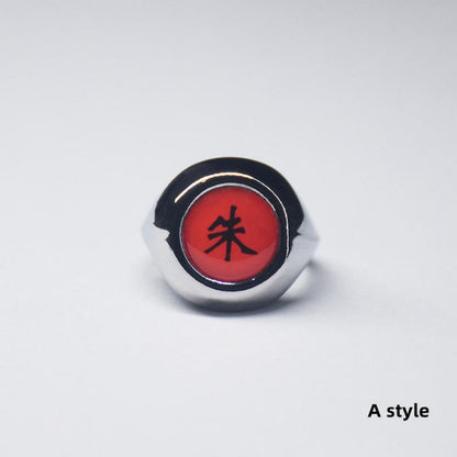 Itachi/Orochimaru/Obito/Pain Akatsuki Set A metal ring