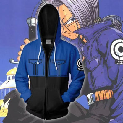 Gogeta/Roshi/Trunks/Goku Black cos Hoodie casual spring and autumn coat with hood