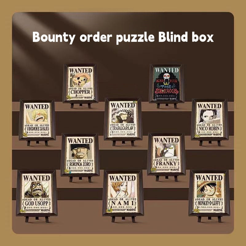 Luffy Character Bounty Small Puzzle Photo Frame Decoration