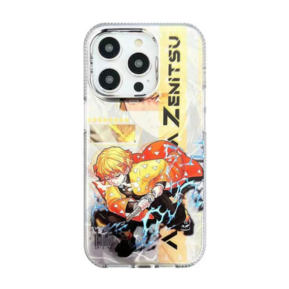 Tanjirou/Zenitsu Apple exquisite Trend Silicone Anti-collision phone case