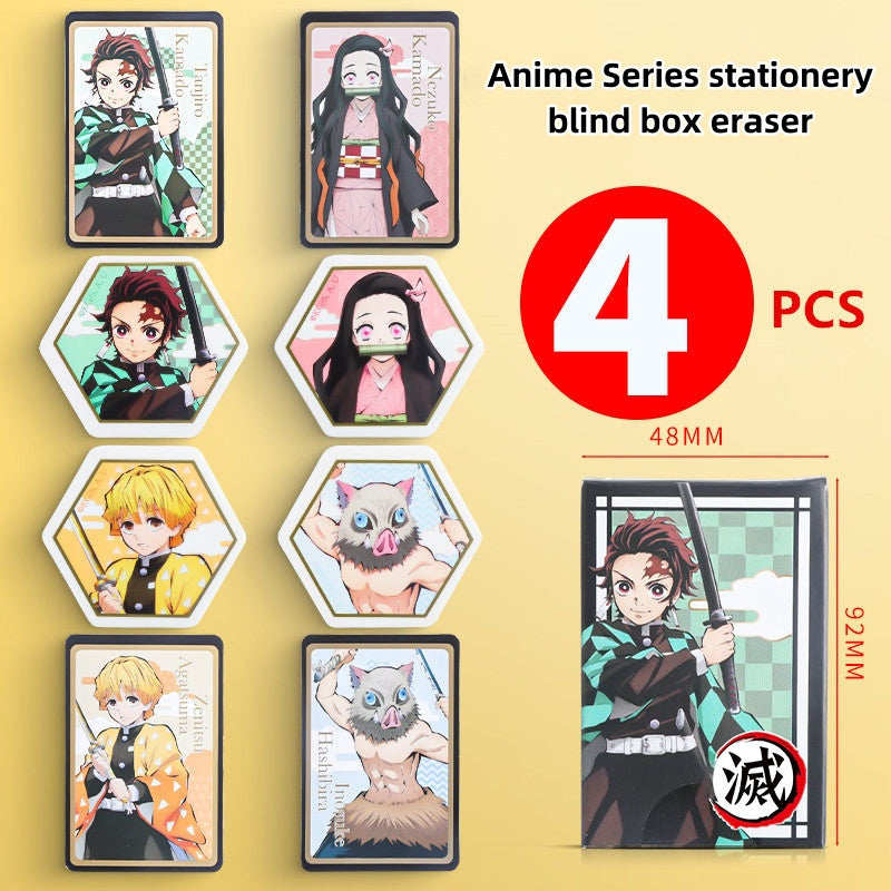 Kamado Tanjirou Character Stationery Eraser Blind Box