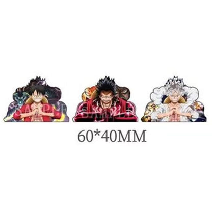 Luffy/Zoro/Nami 3D gradient stickers